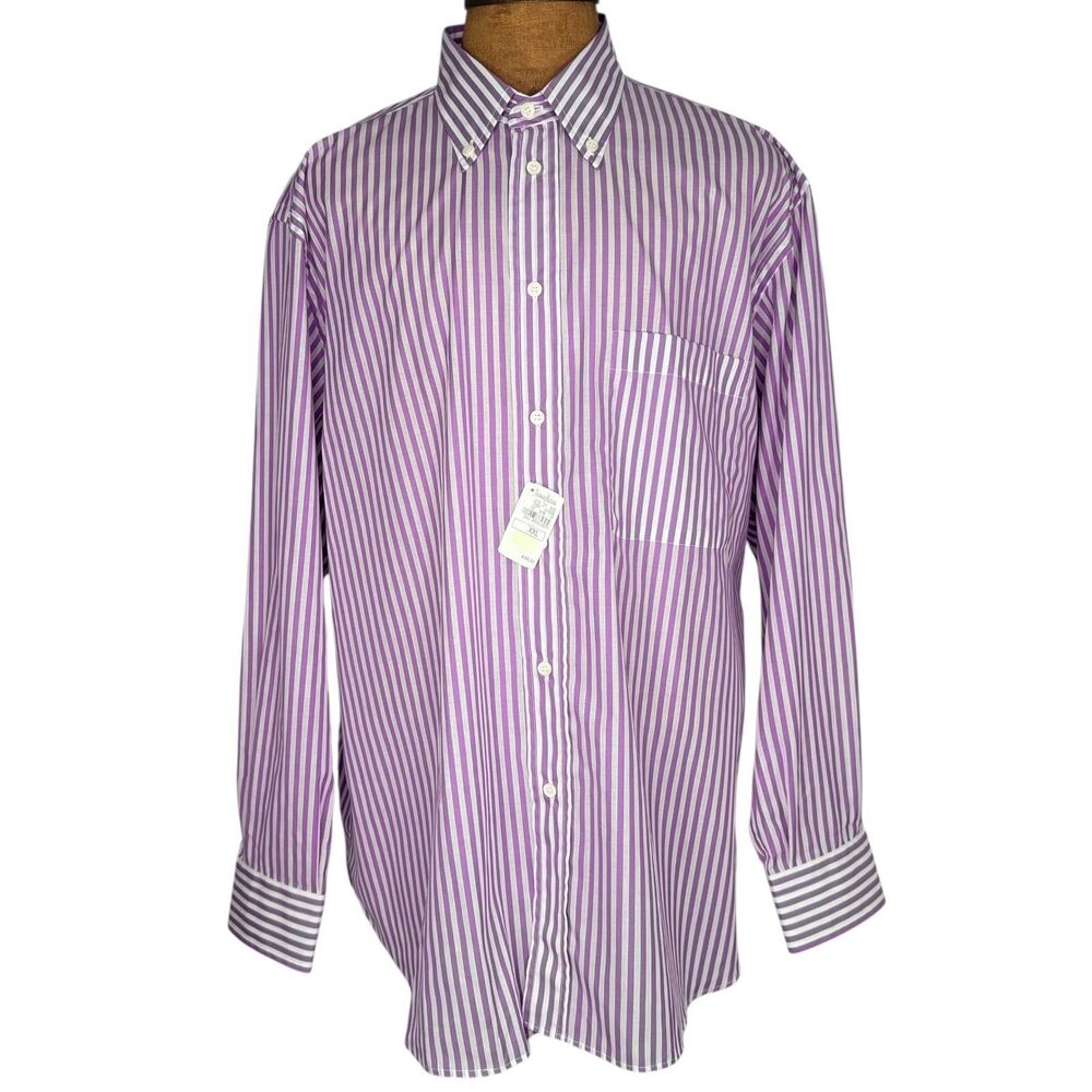 Brioni For Neiman Marcus Shirt Mens Striped XXL Made In Italy New With Tag $395